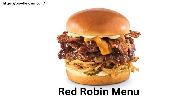 Red Robin Menu